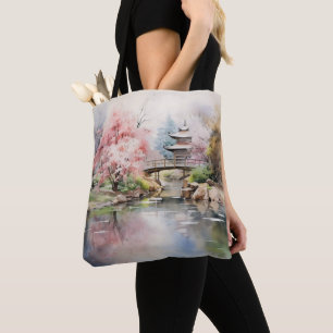 Tote Bag Printemps du jardin asiatique
