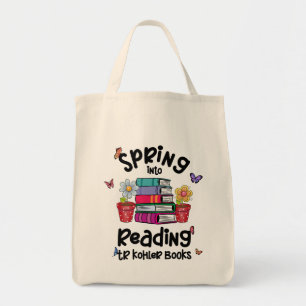 Tote Bag Printemps En Lecture TR Kohler Livres