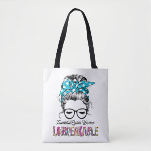 Tote Bag Prise en charge du ruban de sensibilisation à la c
