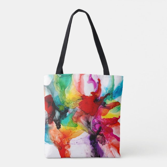 Tote Bag Prisme de bijoux - Aquarelle (Dos)