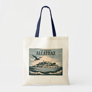 Tote Bag Prison de l'Île d'Alcatraz San Francisco Voyage Ré