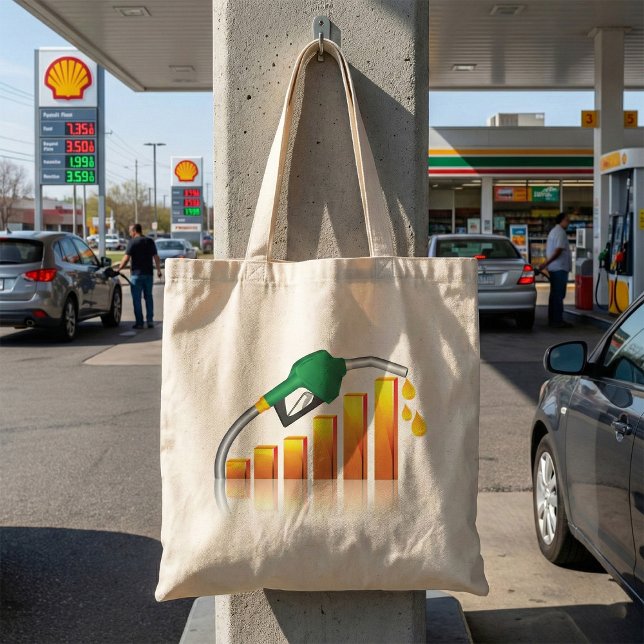 Tote Bag Prix du carburant (Créateur téléchargé)