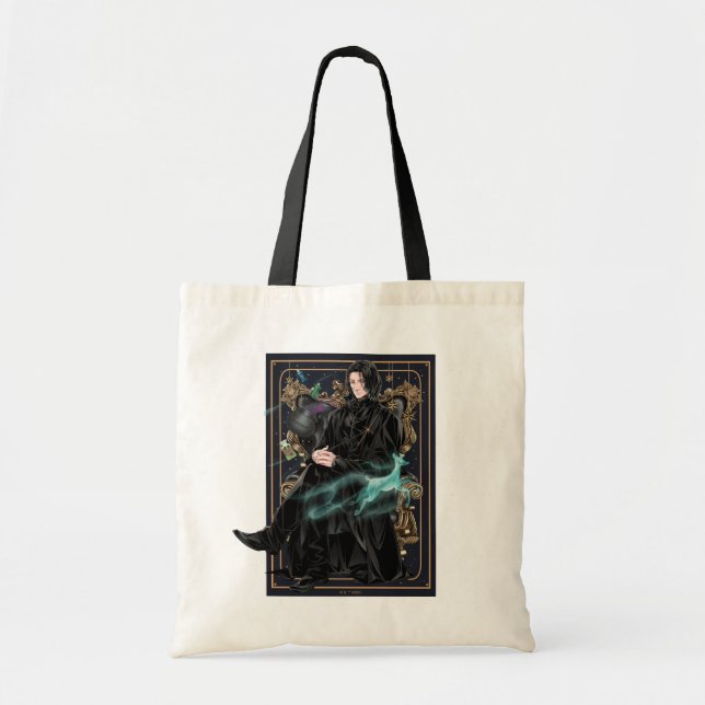 Tote Bag Professeur Anime Severus Snape assis (Devant)