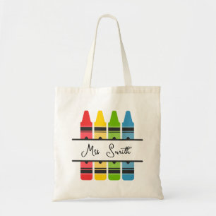 Tote Bag Professeur Bonne Journée Minuscules Humains Modern