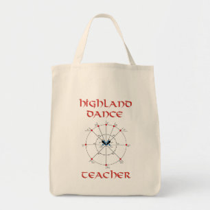 Tote Bag Professeur de danse highland écossaise