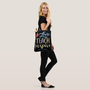 Tote Bag Professeur de devis coloré inspiré personnalisé