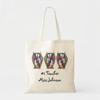 Tote Bag Professeur sage Fourre-tout de hiboux
