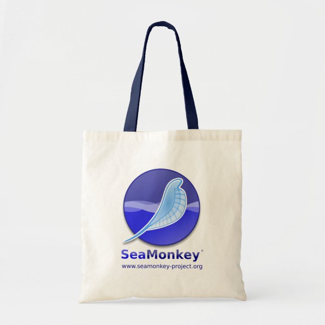 Tote Bag Projet de SeaMonkey - logo vertical (Devant)