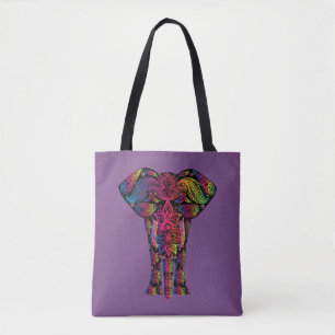 Tote Bag Promenade d'éléphant