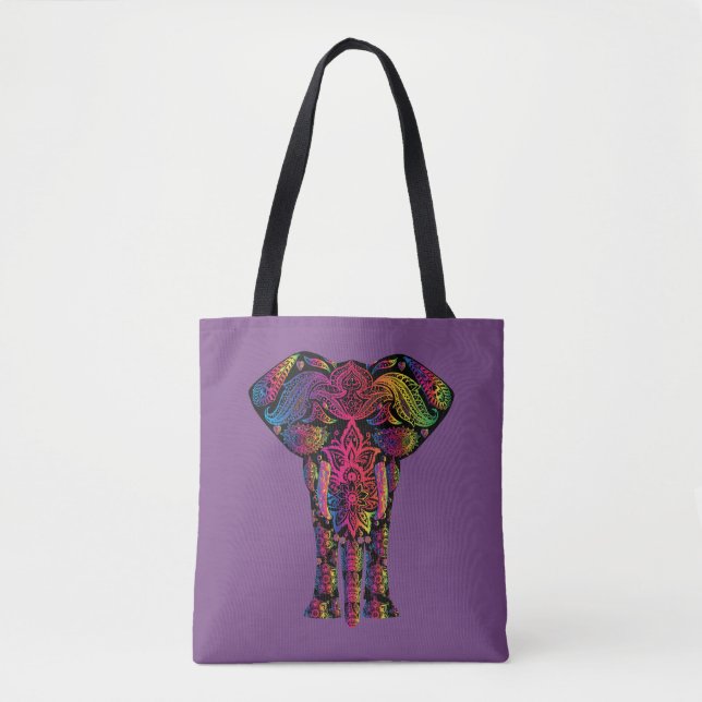 Tote Bag Promenade d'éléphant (Devant)