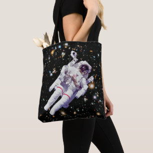 Tote Bag Promenade spatiale de l'astronaute de terrain ultr