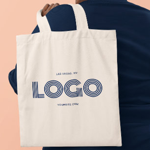 Tote Bag Promo du logo rectangulaire moderne de la Marine