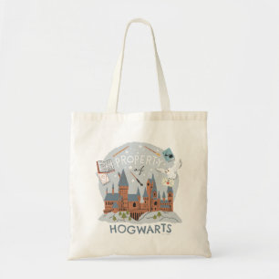 Tote Bag Propriété de Hogwarts Cartoon Graphique