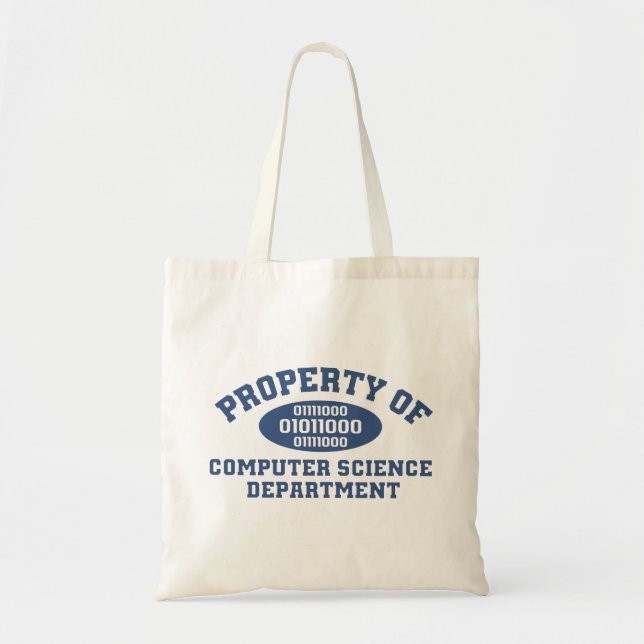 Tote Bag Propriété Du Département Informatique (Devant)