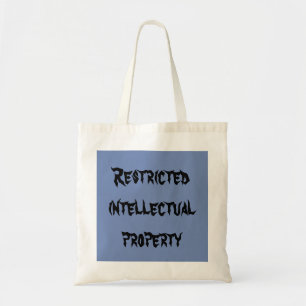 Tote Bag propriété intellectuelle restreinte orpheline blac