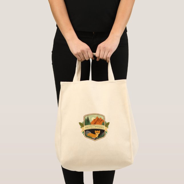 Tote Bag Protéger le patrimoine des parcs (Devant (produit))