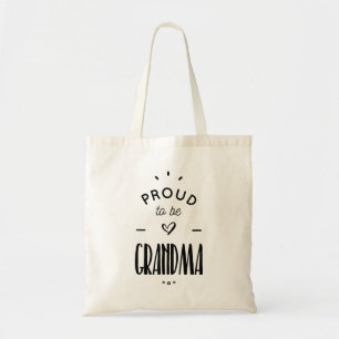 Tote Bag proud to be grandma