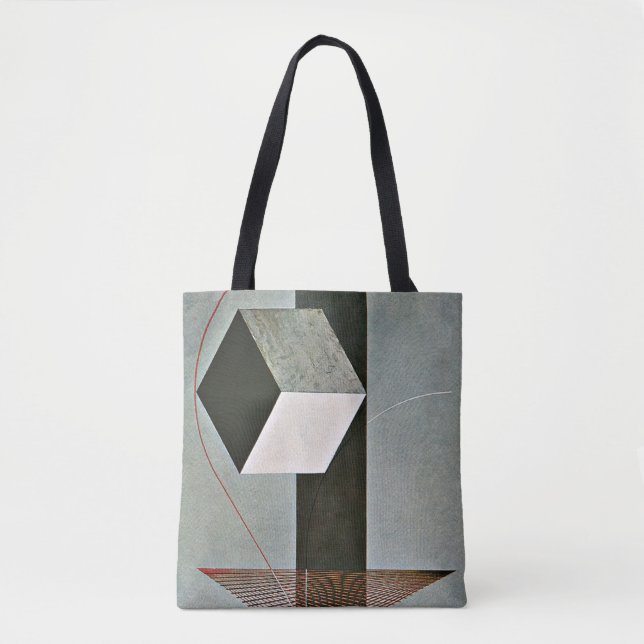 Tote Bag Proun 99, oeuvre abstraite de El Lissitzky (Devant)