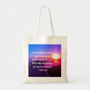 Tote Bag Psaume 143:8 Word of Your infailing Love
