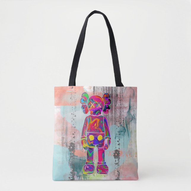 Tote Bag Psychedelic Kaw (Devant)