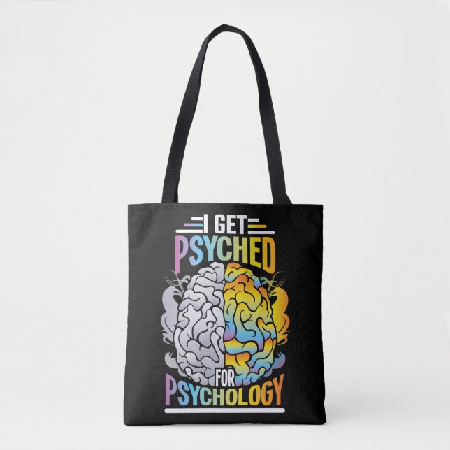 Tote Bag Psychologie Étudiant Psychiatre Majeur (Devant)