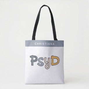 Tote Bag Psychologue PsyD sur mesure