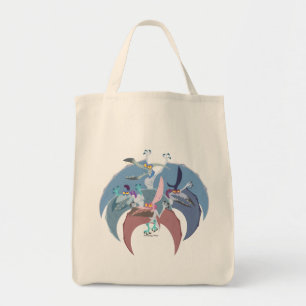 Tote Bag Pterodactyle Group Stack