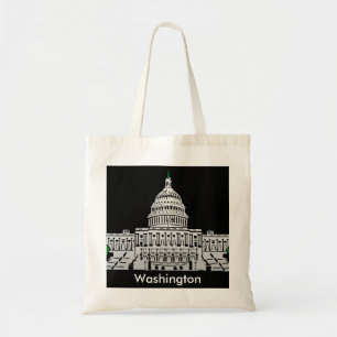Tote Bag Publicité touristique Vintage voyage de Washington