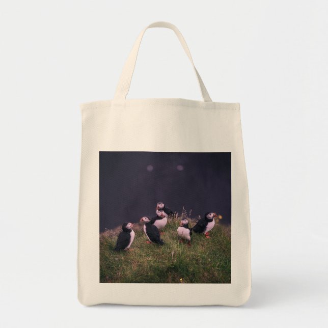 Tote Bag Puffins de l'Atlantique (Devant)