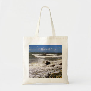 Tote Bag Puget Sound Waves Seascape Photo