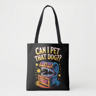 Tote Bag Puis-je caresser ce chien ? Cadeau drôle de concep