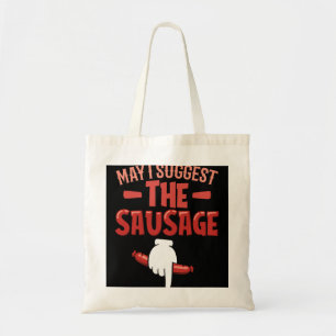 Tote Bag Puis-Je Suggérer Le Maître De Grillage Humour Sauc