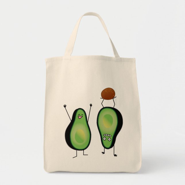 Tote Bag Puits vert encourageant drôle d'appui renversé (Devant)