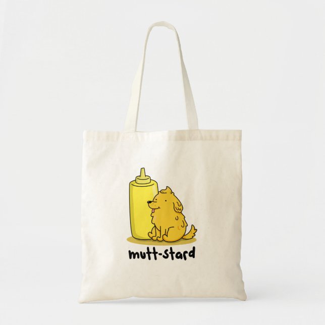 Tote Bag Pun de moutarde à chien drôle à moutarde à moutard (Devant)