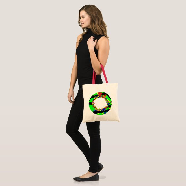 Tote Bag Punk Christmas wreath (Devant (modèle))