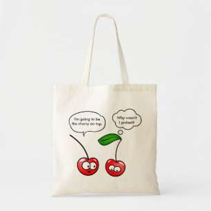 Tote Bag Puns cerise