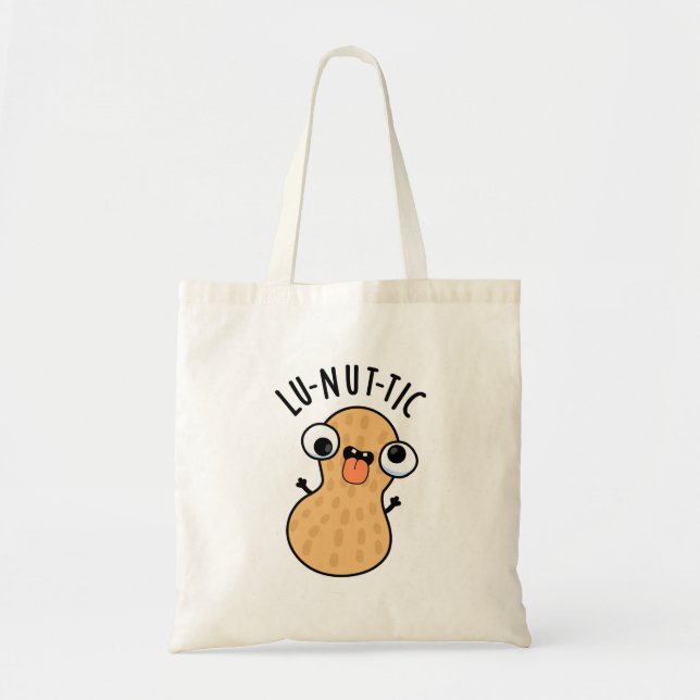 Tote Bag Puns d'arachide marrante à noix de lu (Devant)