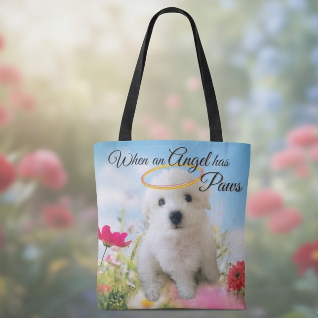 Tote Bag Puppy Angel  (Créateur téléchargé)