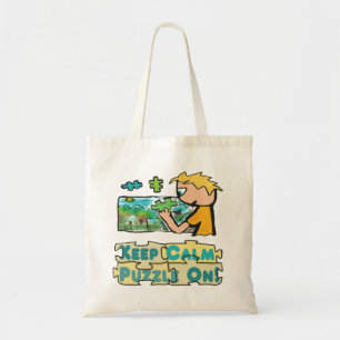 Tote Bag Puzzle Conserver le calme