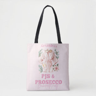 Tote Bag Pyjamas et Prosecco Enterrement de Vie de Jeune Fi