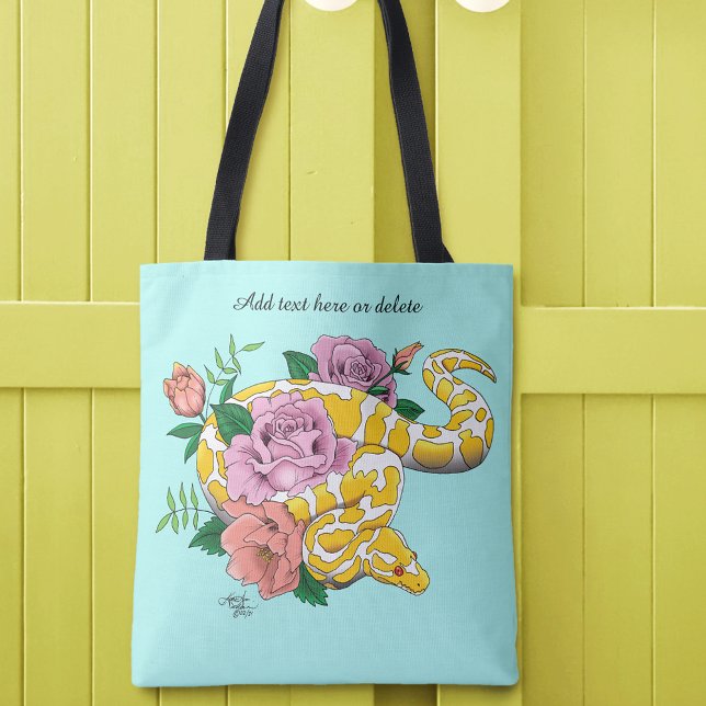 Tote Bag Python albino (Créateur téléchargé)