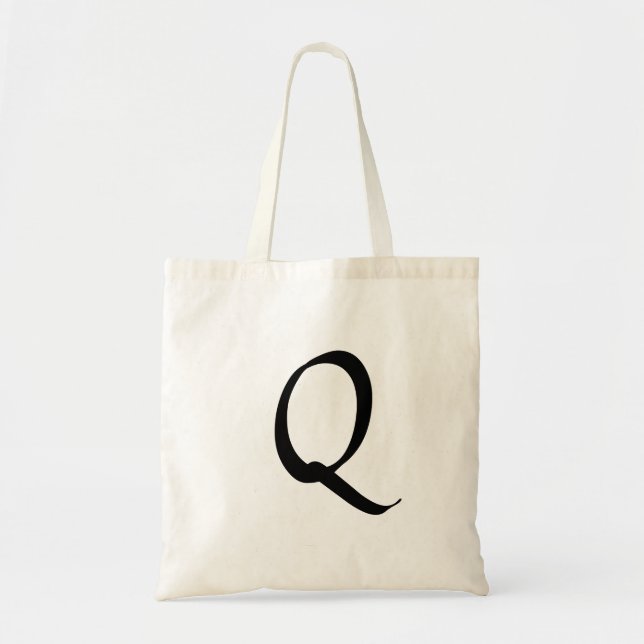 Tote Bag (Q) Signature Cadeau simple