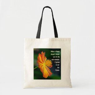 Tote Bag Quand la fleur ne s'épanouit pas...
