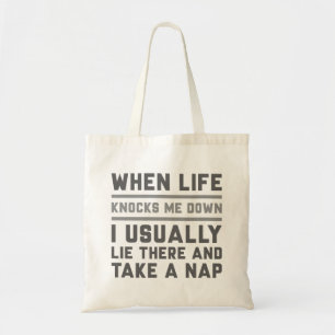 Tote Bag Quand La Vie Me Touche