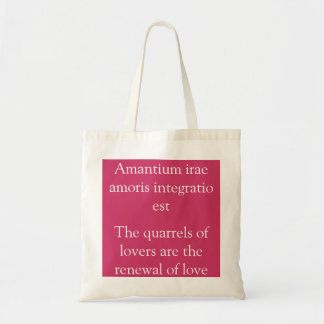 Tote Bag Quarrels of lovers - Terence quote