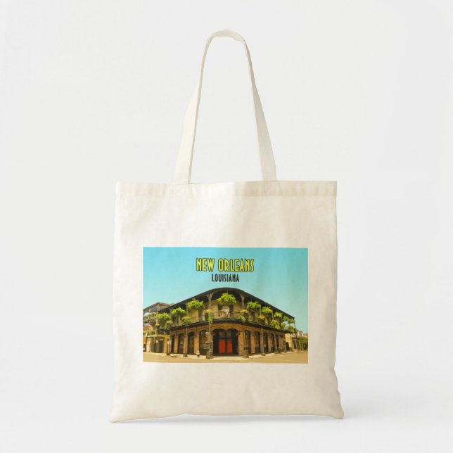 Tote Bag Quartier français de la Nouvelle-Orléans Louisiane (Devant)