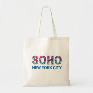 Tote Bag Quartiers floraux dynamiques SOHO New York City