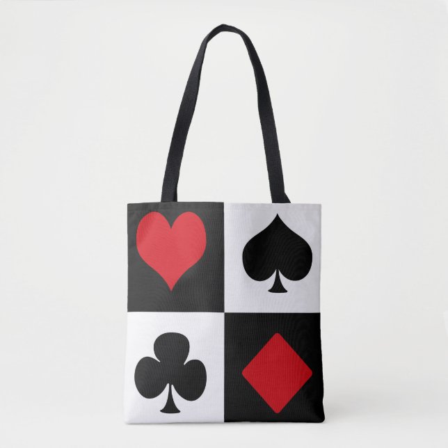 Tote Bag Quatre combinaisons de cartes (Devant)