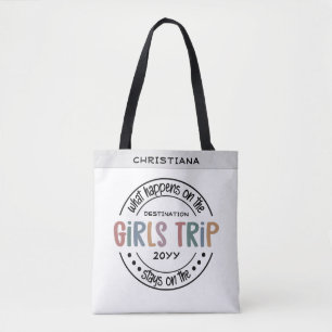 Tote Bag Que se passe-t-il sur Girls Trip Custom Girls Week