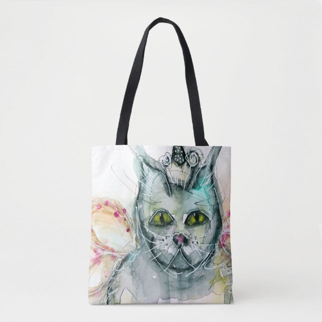 Tote Bag Queen Kitten (Devant)